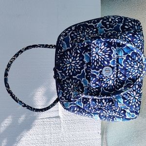 Vera Bradley Petal Splash Blue Tote Bag Purse